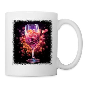 apparel statement funny sayings beer red wine - Mug - white - Right