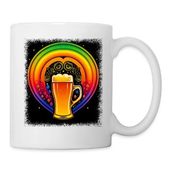 beer shirt alcoholic beer outfit booze bday - Mug - white - Right