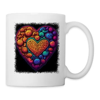 funny sayings sayings awesome hippy child bird - Tasse - Weiß - Rechts
