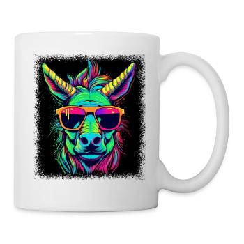 Unicorns Fun Baby Unicorn Shirt Happy - Mug blanc - blanc - Droite