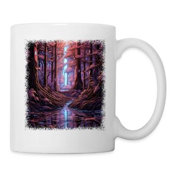 funny quote chocolate beasts cute dark chocolate - Tasse - Weiß - Rechts