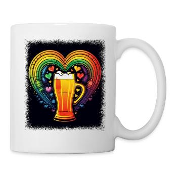 beer sheba brewery beer art sorority beer saying - Tasse - Weiß - Rechts