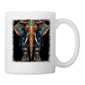 geek sayings adorable quote birthday hamsa hand - Tasse - Weiß - Rechts