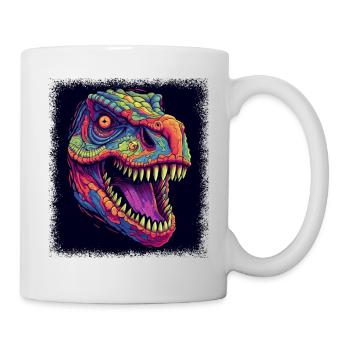 2004 Green Dino 2004 Janvier Bday T-shirts costumés - Mug blanc - blanc - Droite