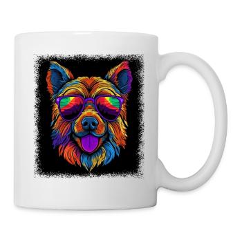 beagle lover gift dog friendly lover birthday - Mug - white - Right