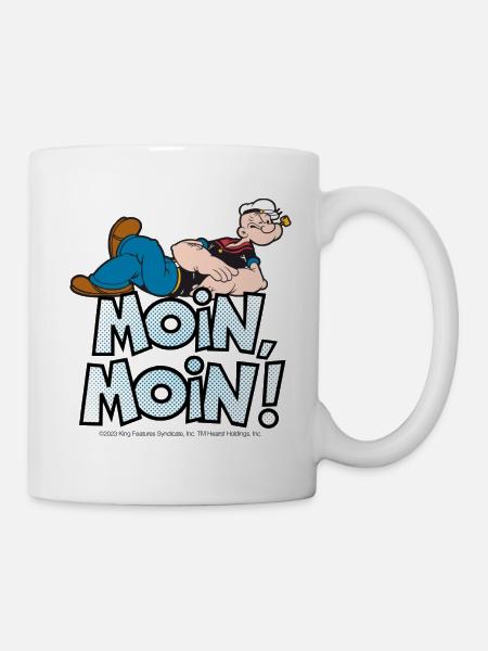Popeye Moin, Moin! - Mug - white