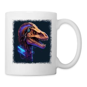 Super idée présente brachiosaure heureux - Mug blanc - blanc - Droite