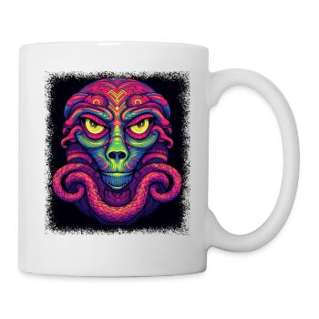 Cadeaux de serpent pour les blagues de Noël - Mug blanc - blanc - Droite