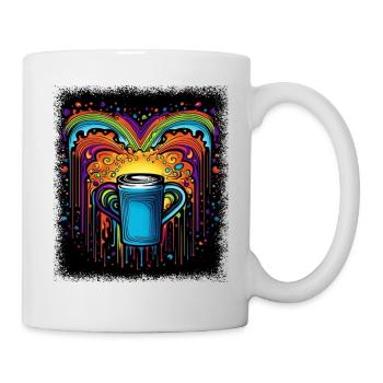 Drôle de citation Idée présente Amour Cool Cadeau Vert - Mug blanc - blanc - Droite