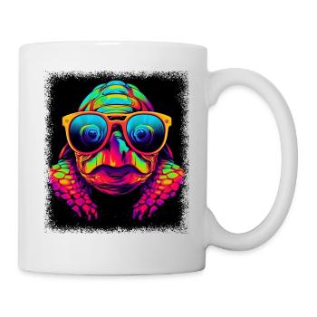 birthday present idea fun animal park tortoises - Mug - white - Right