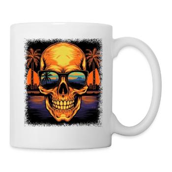 funny sayings geek board biker shirt present idea - Tasse - Weiß - Rechts