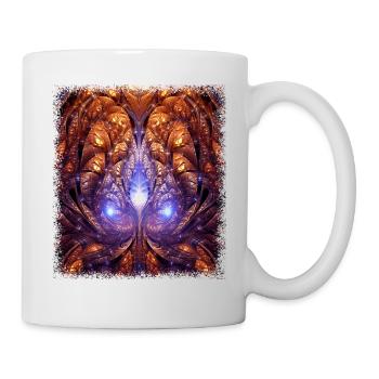 geek food brown chocolate chocolate addict - Tasse - Weiß - Rechts