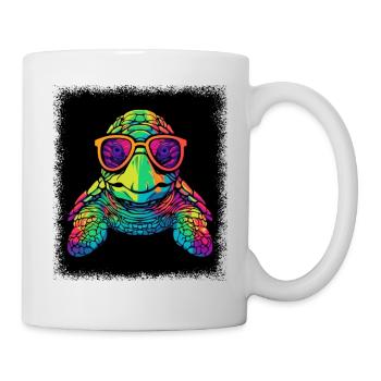 Love Joke Funny Quote Duck Animals Adventure Green - Mug - white - Right