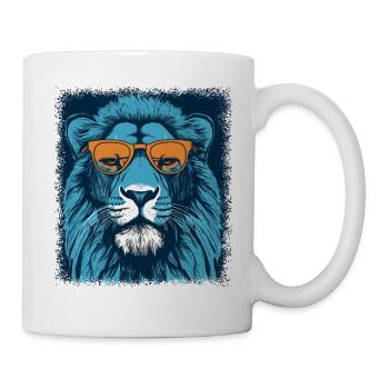 animal design geek 1979 vintage gift mammal big - Tasse - Weiß - Rechts