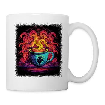 Dictons Contre-culture Mouvement pour la paix des années 1960 - Mug blanc - blanc - Droite