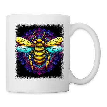 bee kind beeswax apiarist queen bday quote - Mug - white - Right