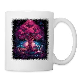 gift bday peace movement hippy funny quote - Tasse - Weiß - Rechts