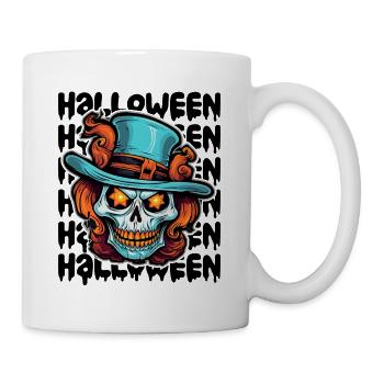 Halloween Design gruselig für die nächste Party - Tasse - Weiß - Rechts