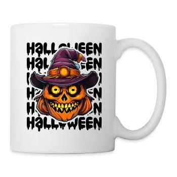 Design d’Halloween effrayant pour la prochaine fête - Mug blanc - blanc - Droite