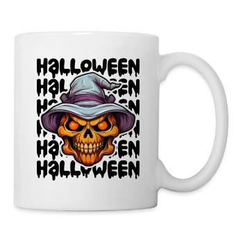 Design d’Halloween effrayant pour la prochaine fête - Mug blanc - blanc - Droite