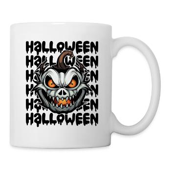 Design d’Halloween effrayant pour la prochaine fête - Mug blanc - blanc - Droite