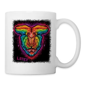 joke blowjob queen barbeque funny sayings black - Tasse - Weiß - Rechts