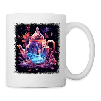 animal asian balls funny humor gift present idea - Tasse - Weiß - Rechts