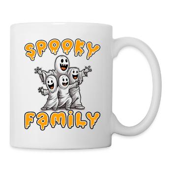 Halloween Spooky Family für die nächste Party - Tasse - Weiß - Rechts