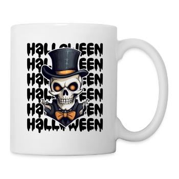 Halloween Design gruselig für die nächste Party - Tasse - Weiß - Rechts