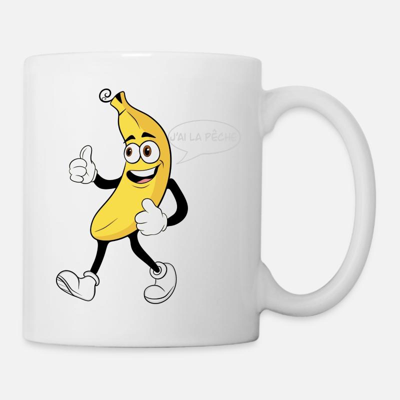 Stickers Accessoire Banana Logo - Mug blanc - blanc
