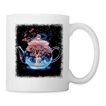 birthday present boba tea animal happy - Tasse - Weiß - Rechts