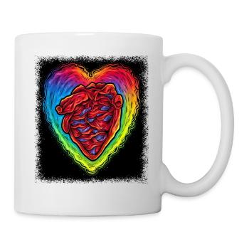 birthday present statement always happy - Mug - white - Right