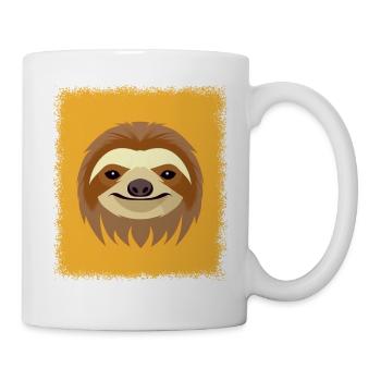 gift idea gift darth creepy sloth sloth clothing - Tasse - Weiß - Rechts