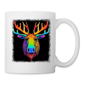 canadian moose jokes antlers canada moose caution - Tasse - Weiß - Rechts