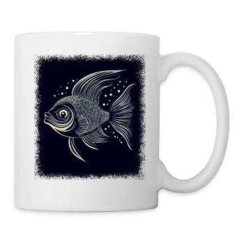 Sea Bass Fishing Tshirts Birthday Present Idea - Mug - white - Right