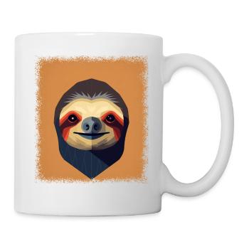 present birthday greeting running quote animal - Mug - white - Right