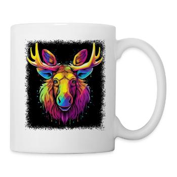 animal love nature art gift idea cute sayings - Tasse - Weiß - Rechts
