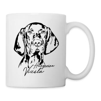 Hungarian Vizsla Portrait Dog Dogs Wilsigns - Mug - white - Right