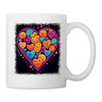 Bear Funny LGBT 30th Anniversary Human Rights - Mug blanc - blanc - Droite