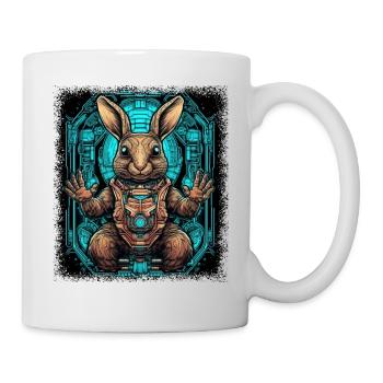 birthday present idea funny animal print - Tasse - Weiß - Rechts