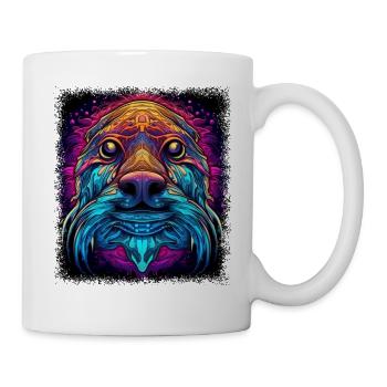 animal welfare birthday present jokes baby seal - Tasse - Weiß - Rechts