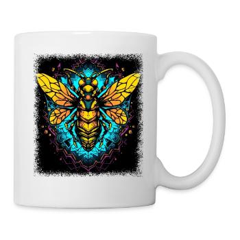 Bee Colony Bday Birthday Present Insect Gift - Mug - white - Right