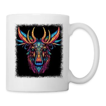 alces awesome animal shelter animal print - Tasse - Weiß - Rechts
