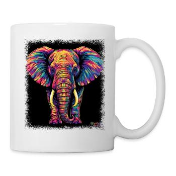 oiseau cadeau geek joke coeur anniversaire cadeau idée - Mug blanc - blanc - Droite