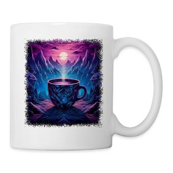 awesome quote heart counterculture peace humor - Mug - white - Right