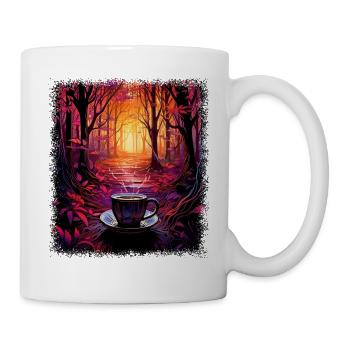 present peace for paris counterculture gift idea - Tasse - Weiß - Rechts