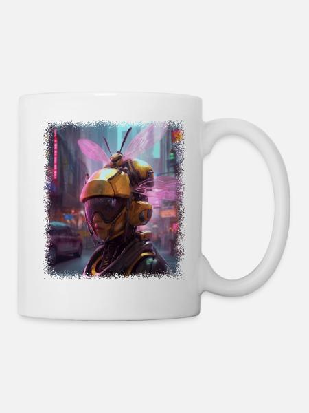 bee keeper bag funny quote bee whisperer - Tasse - Weiß