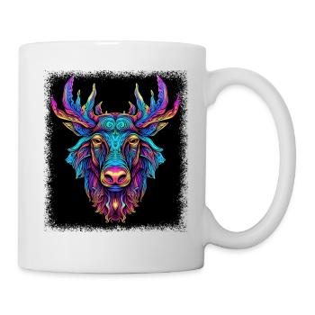color birthday present caution present idea - Tasse - Weiß - Rechts