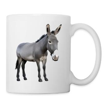 Esel - Tasse - Weiß - Rechts