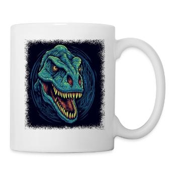Dictons Dinosaur T Rex Drôle - Mug blanc - blanc - Droite